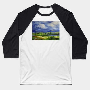 Connemara Fields, Galway Baseball T-Shirt